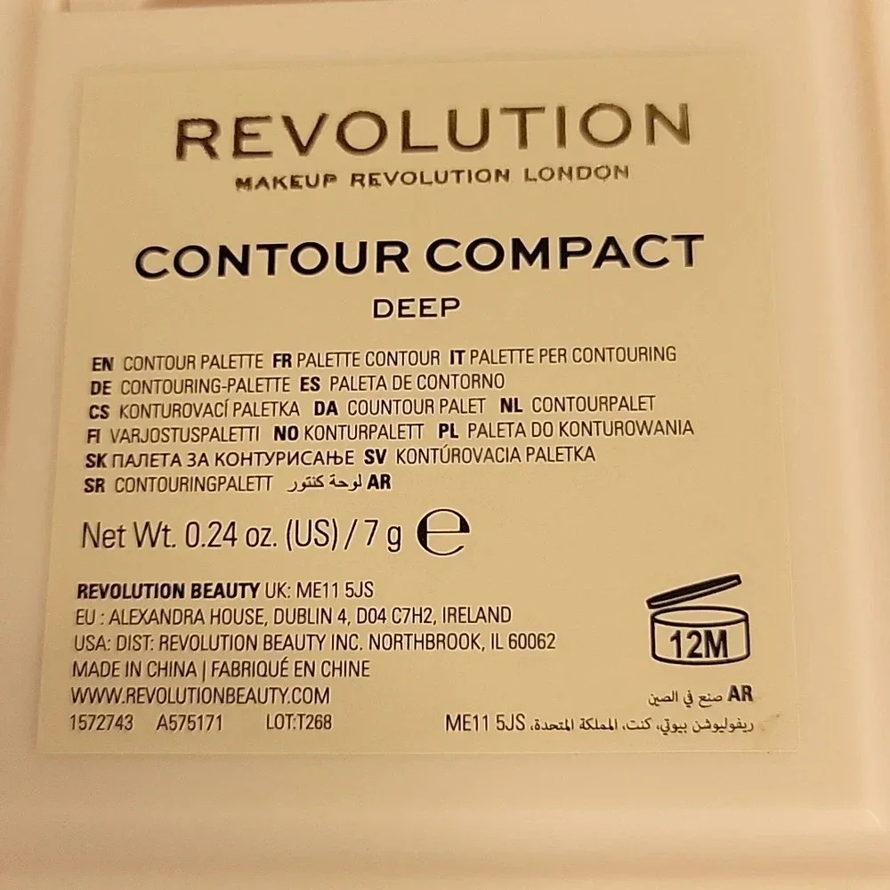 Makeup Revolution Contour Powder Compact New In Box - Medium